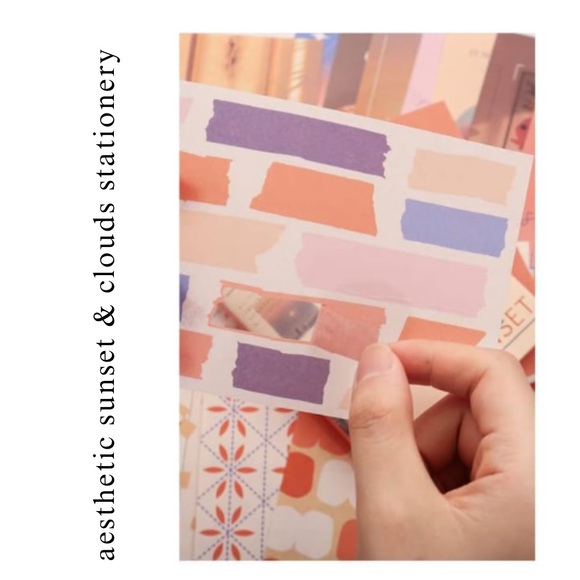 🏷️ aesthetic abstract geometric PET translucent sticker sheet set - Picture 2 of 10